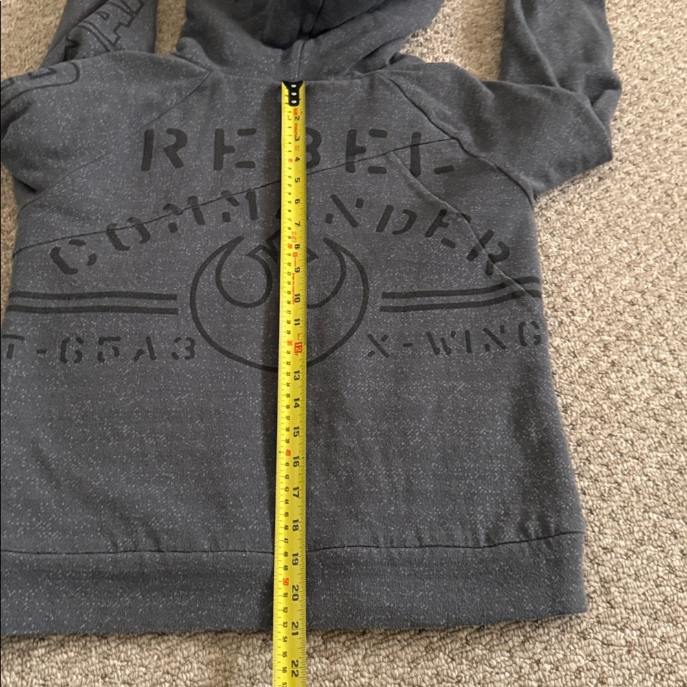 Star Wars Womens Charcoal Full-Zip Fleece Hoodie - Picture 7 of 8